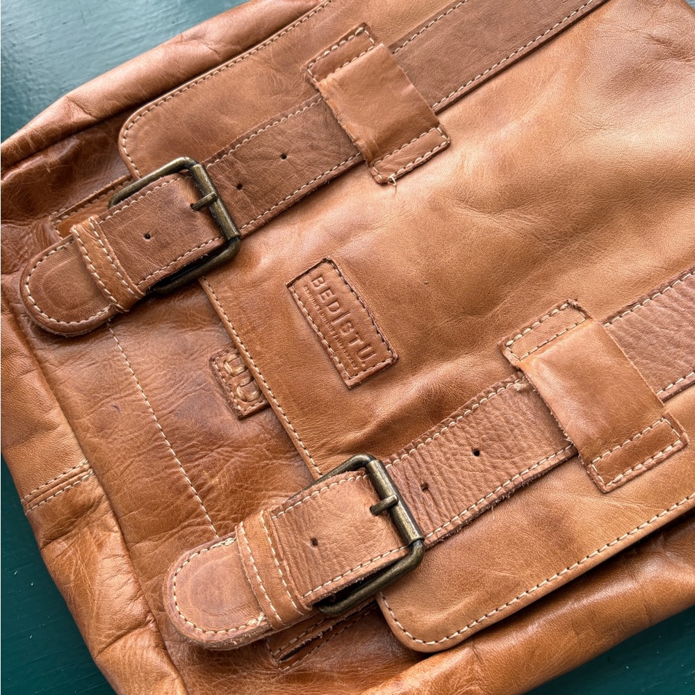 Bed|Stu Hue Bag – Tan Rustic Leather